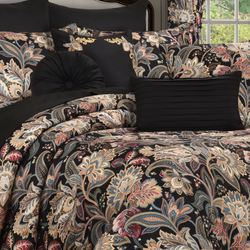 Calabria Comforter Set Black