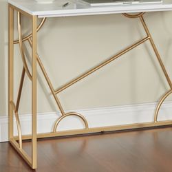 Constellation Vanity Table White/Gold