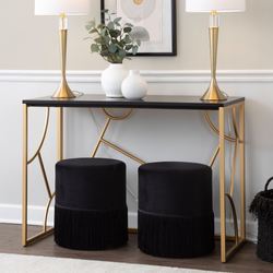 Constellation Vanity Table Black/Gold