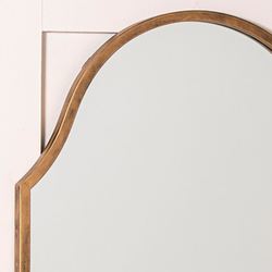 Sawyer Wall Mirror with Shelf Gold/Bronze