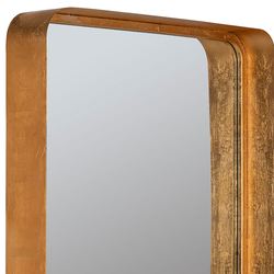 Brette Wall Mirror with Shelf Antique Gold