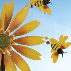 Busy Bee Wind Spinner Yellow