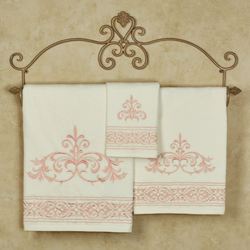 Palace II Bath Towel Set Light Cream Bath Hand Fingertip