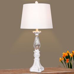 Adilah Table Lamp Antique White