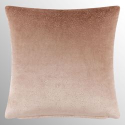 Harlow Velvet Tailored Pillow Light Brown 20 Square