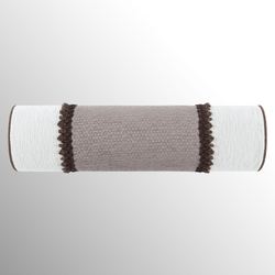 Esmeralda Corded Neckroll Pillow Gray