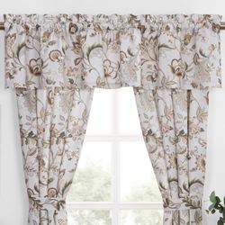 Esmeralda Tailored Valance Gray 80 x 17