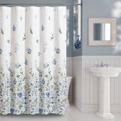 Kourtney Shower Curtain Blue 70 x 72