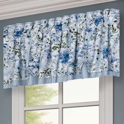 Kourtney Tie Up Valance Blue 72 x 18