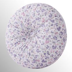 Nola Tufted Pillow Purple Round
