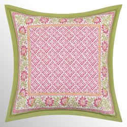 Shiloh Flanged European Sham Pink