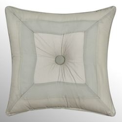 Clarice Tufted Pillow Ivory 18 Square