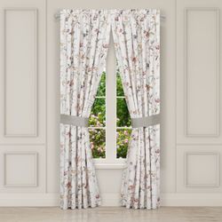 Clarice Tailored Curtain Pair Ivory 82 x 84