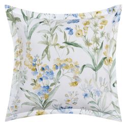 Tallulah II Flanged Pillow Blue 18 Square