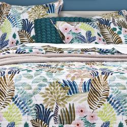 Rainforest Quilt Set Teal