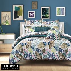 Rainforest Comforter Set Teal