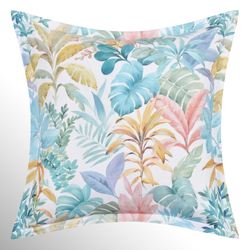 Bahama Flanged European Sham Aqua