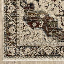 Valyrie Rug Runner Multi Earth 23 x 76