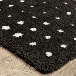 Casper Rectangle Rug Black