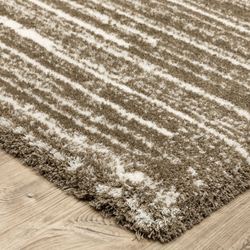 Verna Rectangle Rug Brown