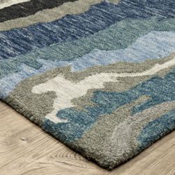 Odessa Rectangle Rug Multi Earth 5 x 8