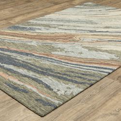 Calla Rectangle Rug Multi Earth 5 x 8