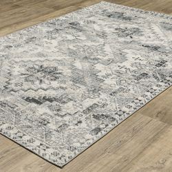 Helene Rectangle Rug Gray