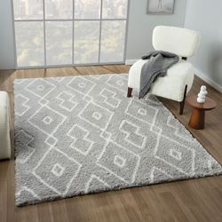 Gwen Rectangle Rug Gray
