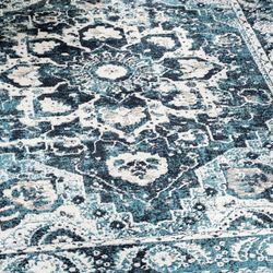 Cyrus Round Rug Blue 711 Round