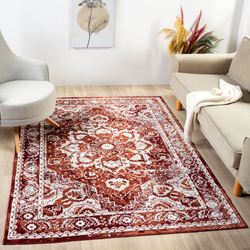 Cyrus Rectangle Rug Burgundy