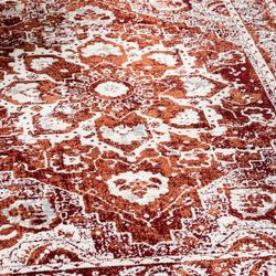 Cyrus Round Rug Burgundy 711 Round