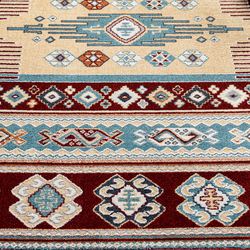 Andreas Round Rug Burgundy 711 Round