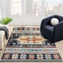 Andreas Rectangle Rug Navy