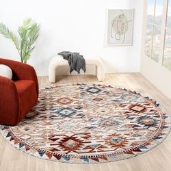 Austen Round Rug Multi Earth 711 Round