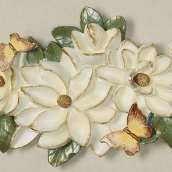 Sweet Magnolia Wall Topper Ivory