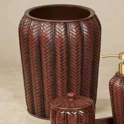 Mambo Wastebasket Mahogany