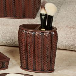 Mambo Brush Holder Mahogany