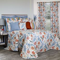 Chambalon Garden Bedspread Blue