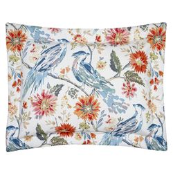 Chambalon Garden Flanged Sham Blue