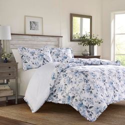 Chloe Mini Comforter Set Blue