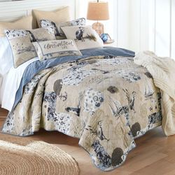 Seascape Mini Quilt Set Beige