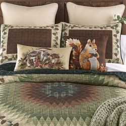 Pine Circle Mini Quilt Set Multi Warm