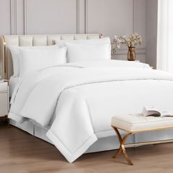 Solitude Comforter Bed Set White