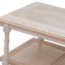 Clifton Cane Coffee Table Whitewash
