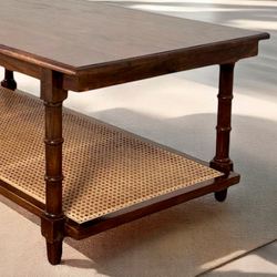 Clifton Cane Coffee Table Chestnut