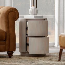 Leona Accent Table Whitewash