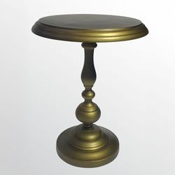 Pearson Accent Table Antique Brass