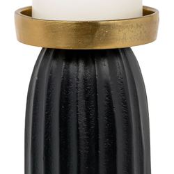 Aria Large Candleholder Black