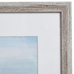 Beach Front Framed Canvas Wall Art Multi Cool Set of Four