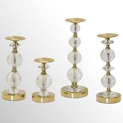 Lola Candleholders Gold Set of Four